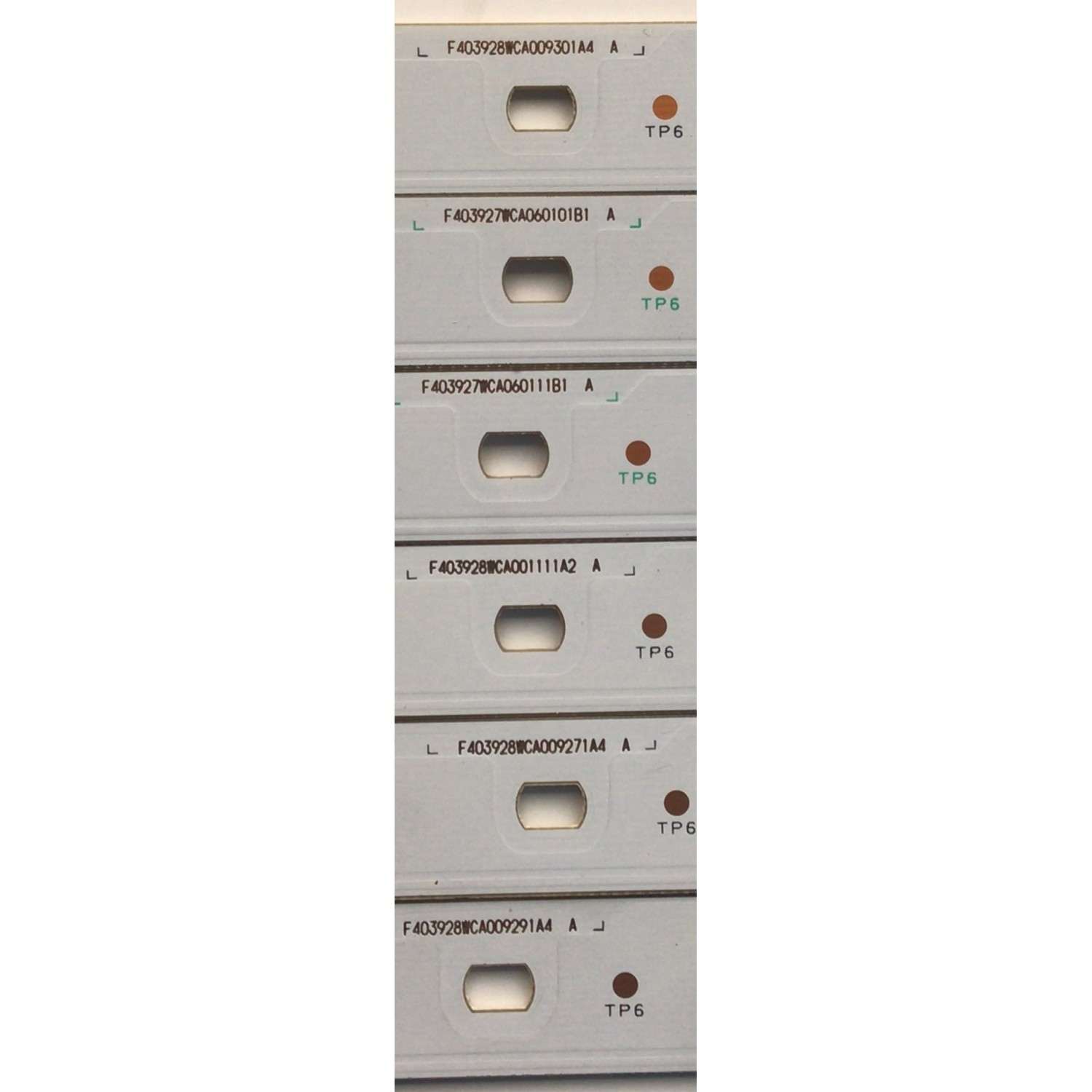 KIT DE LED'S PARA TV RCA (12 PIEZAS) / NUMERO DE PARTE F403928WCA / HXF-S 94V-0 1338 (960) / HXF-S 94V-0 1338 (959) / WS V3.0 Pitch 65.5mm 55inch 9Series / PANEL T550HN02.1 B-12V / MODELO LED55R120Q 3515-LED55C55-A109587 - Imagen 3